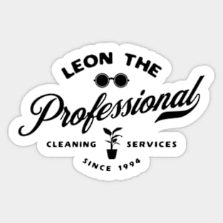 Leon The Professional Cleaning Services Sticker